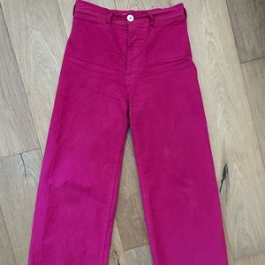 Jesse Kamm in dragonfruit sailors